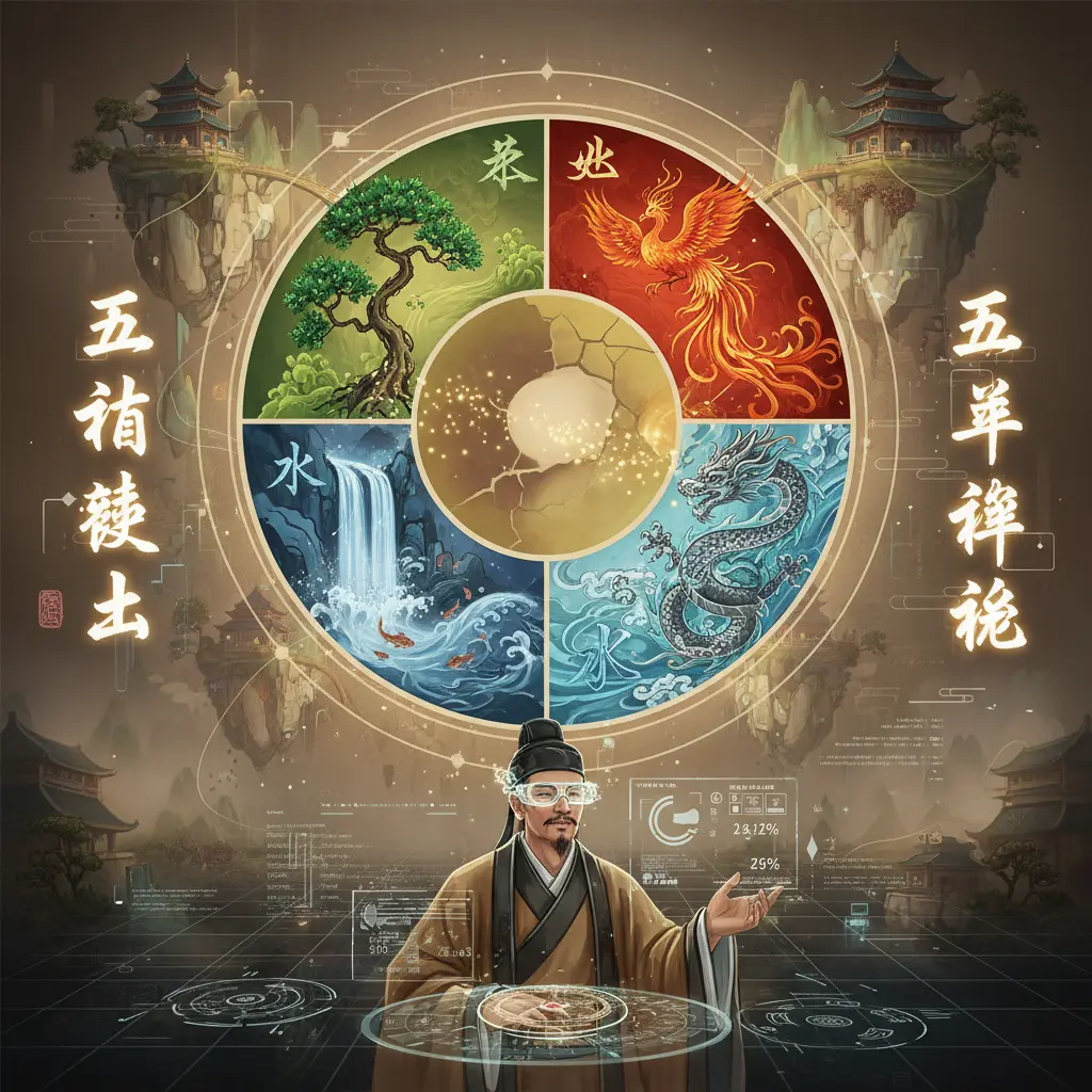 五行平衡 - 五行缺土