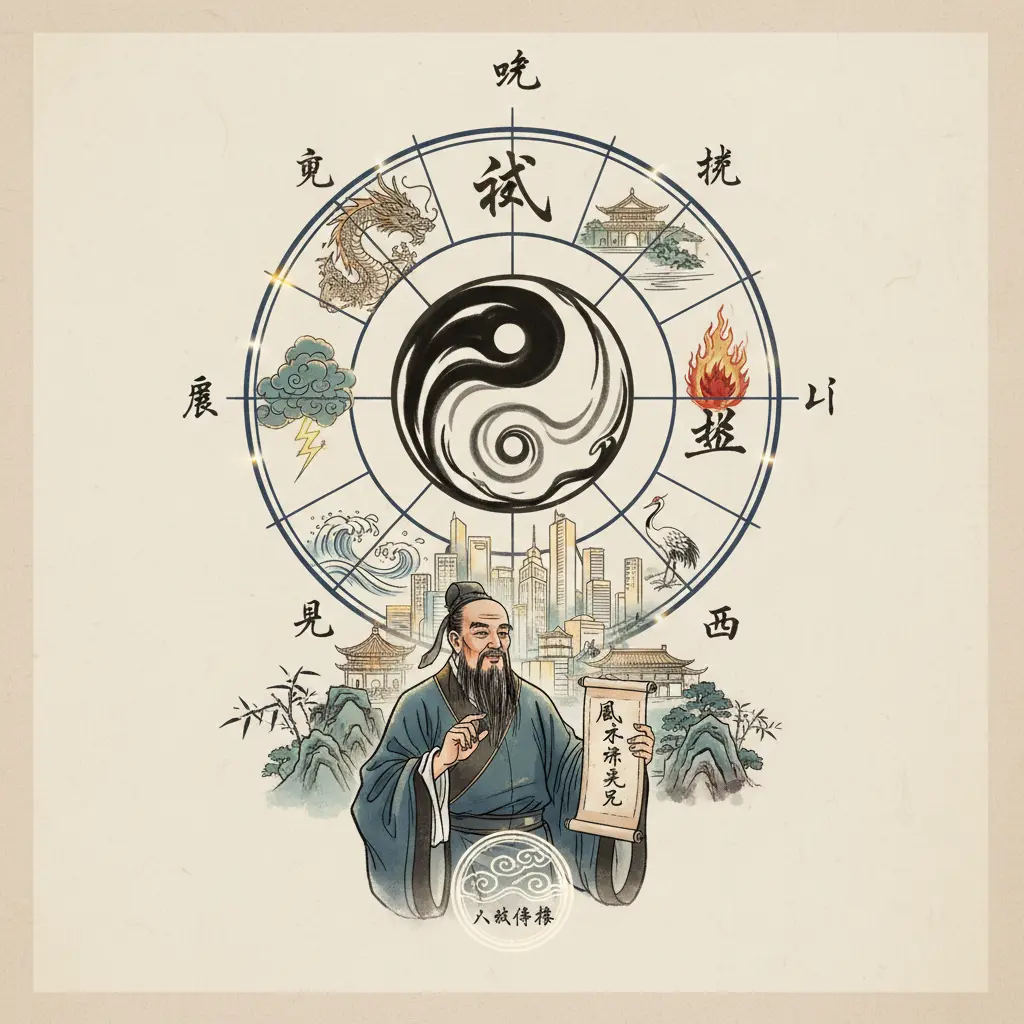 風水師資歷 - 八卦