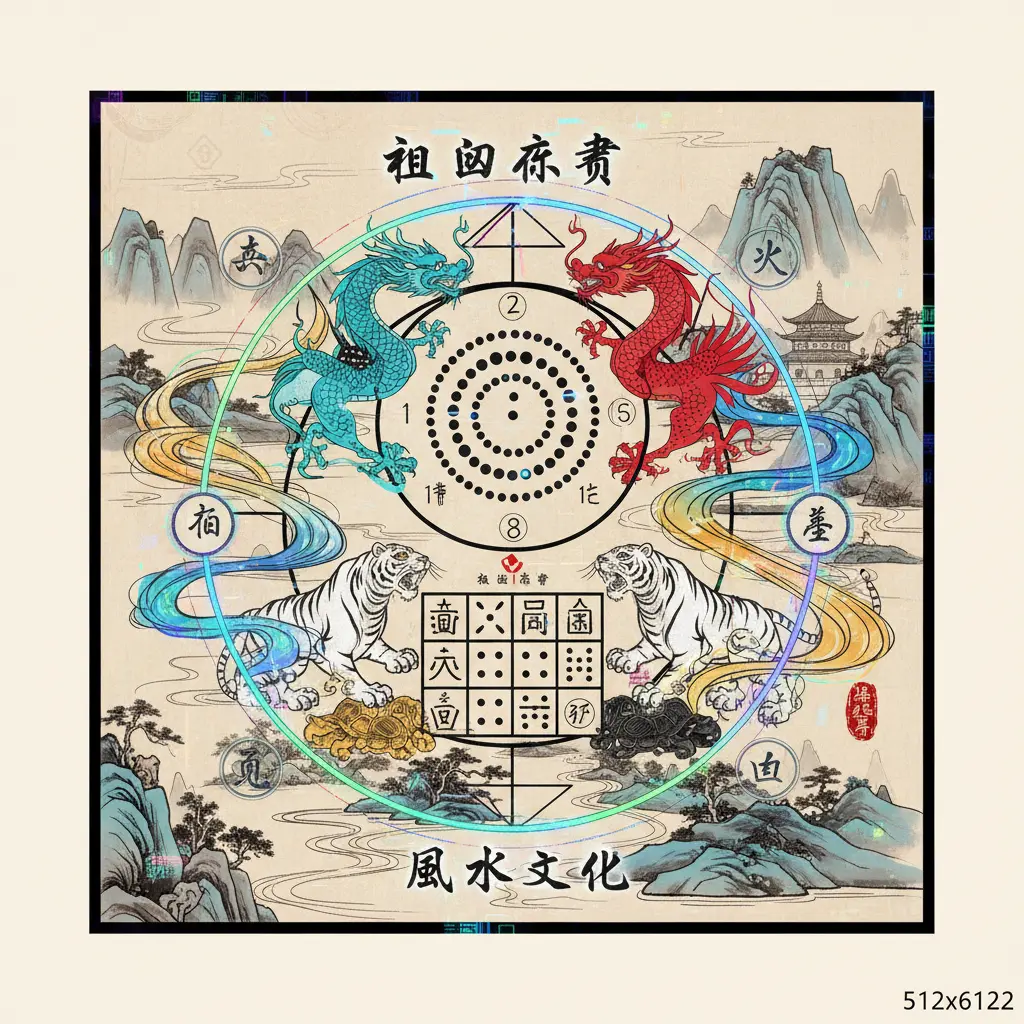 風水文化 - 河圖洛書