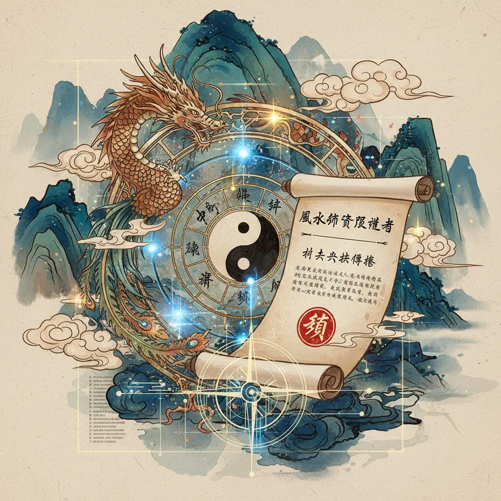 風水師資歷 - 先天八卦