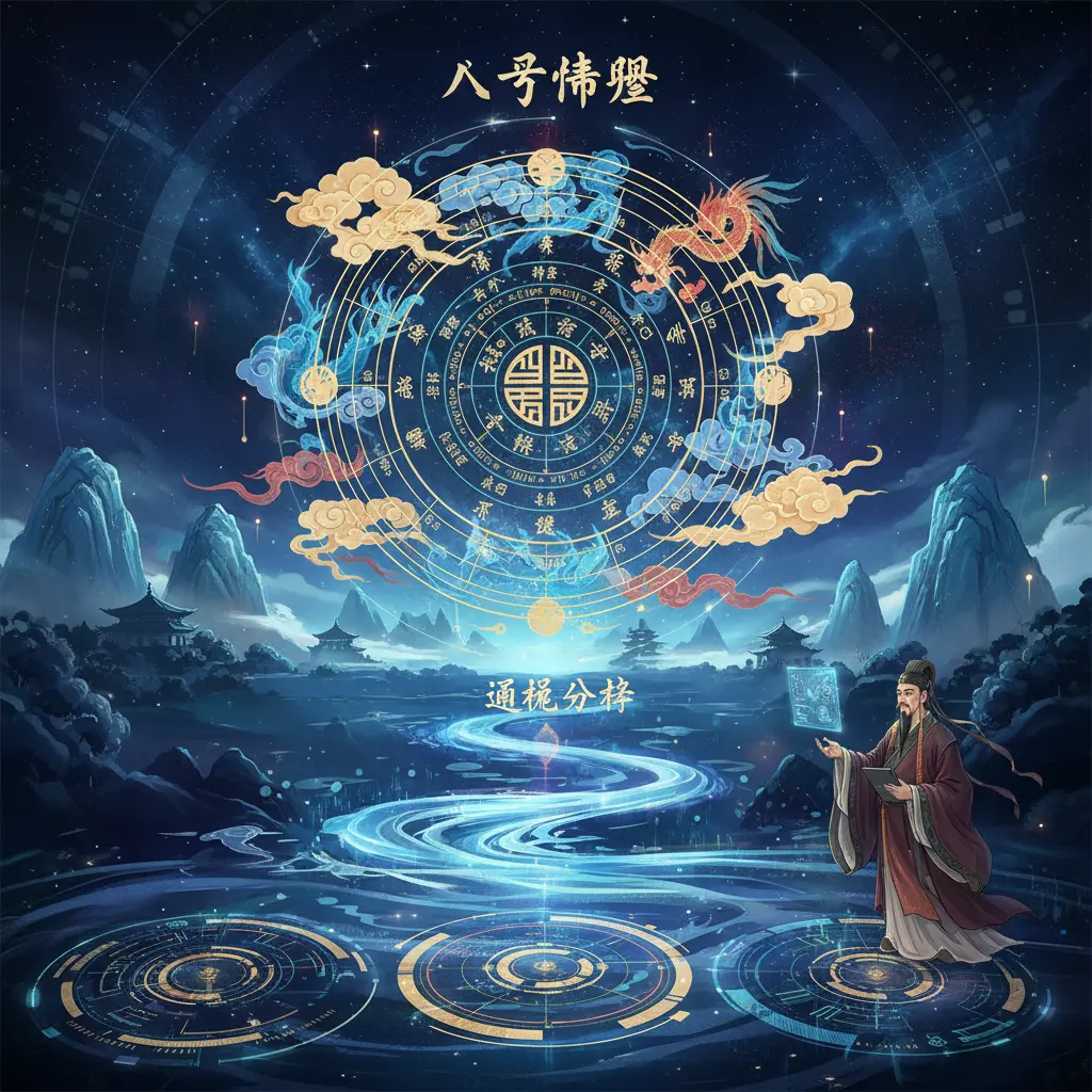 運程分析 - 八字命盤