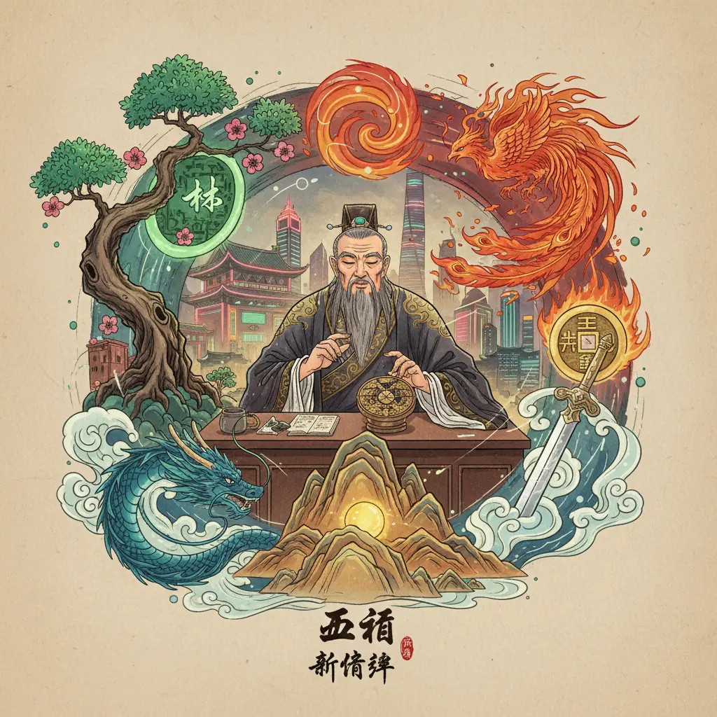 算命師傅 - 五行