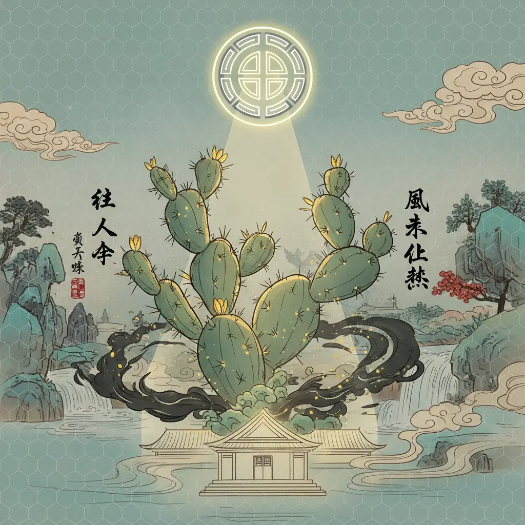 風水化煞 - 仙人掌