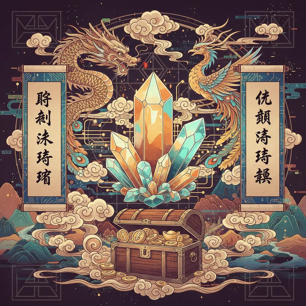 財運增強 - 聚財水晶