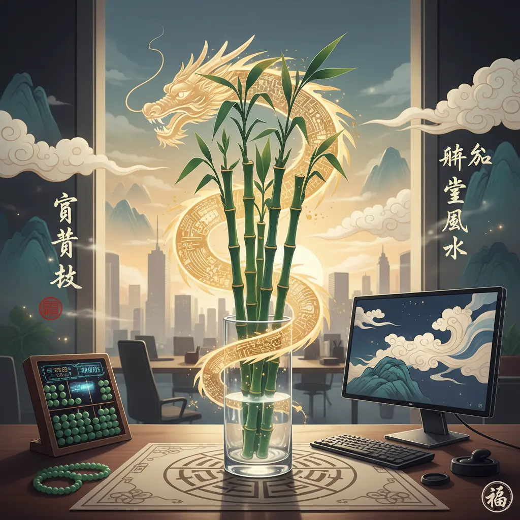 辦公室風水 - 富貴竹