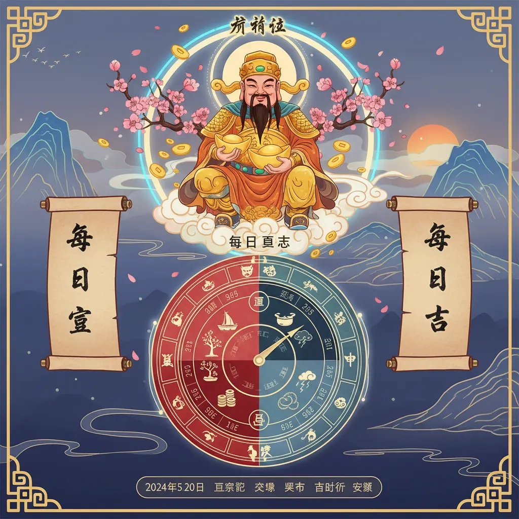 每日宜忌 - 財神位