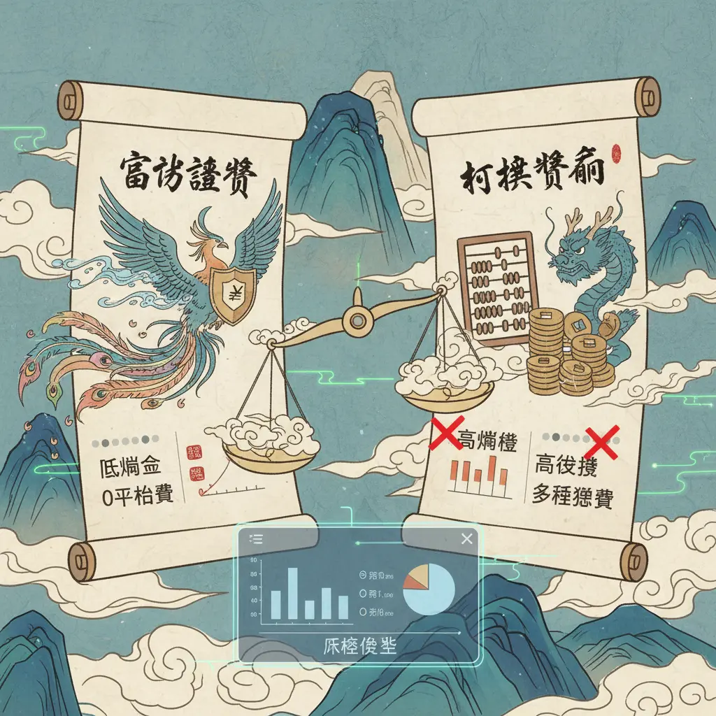 價錢收費比較 - 富途證券