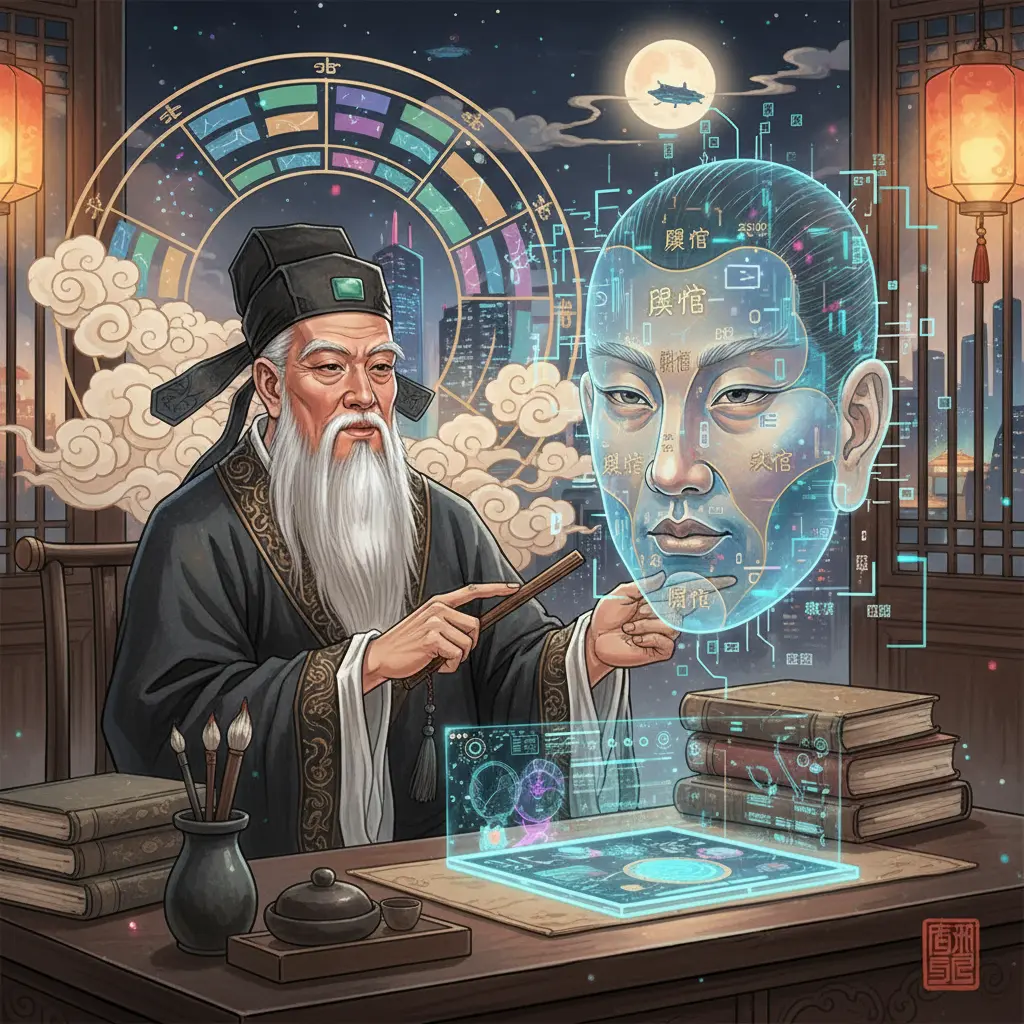 算命師傅 - 面相學