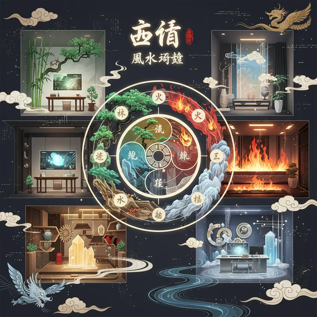 風水調整 - 五行