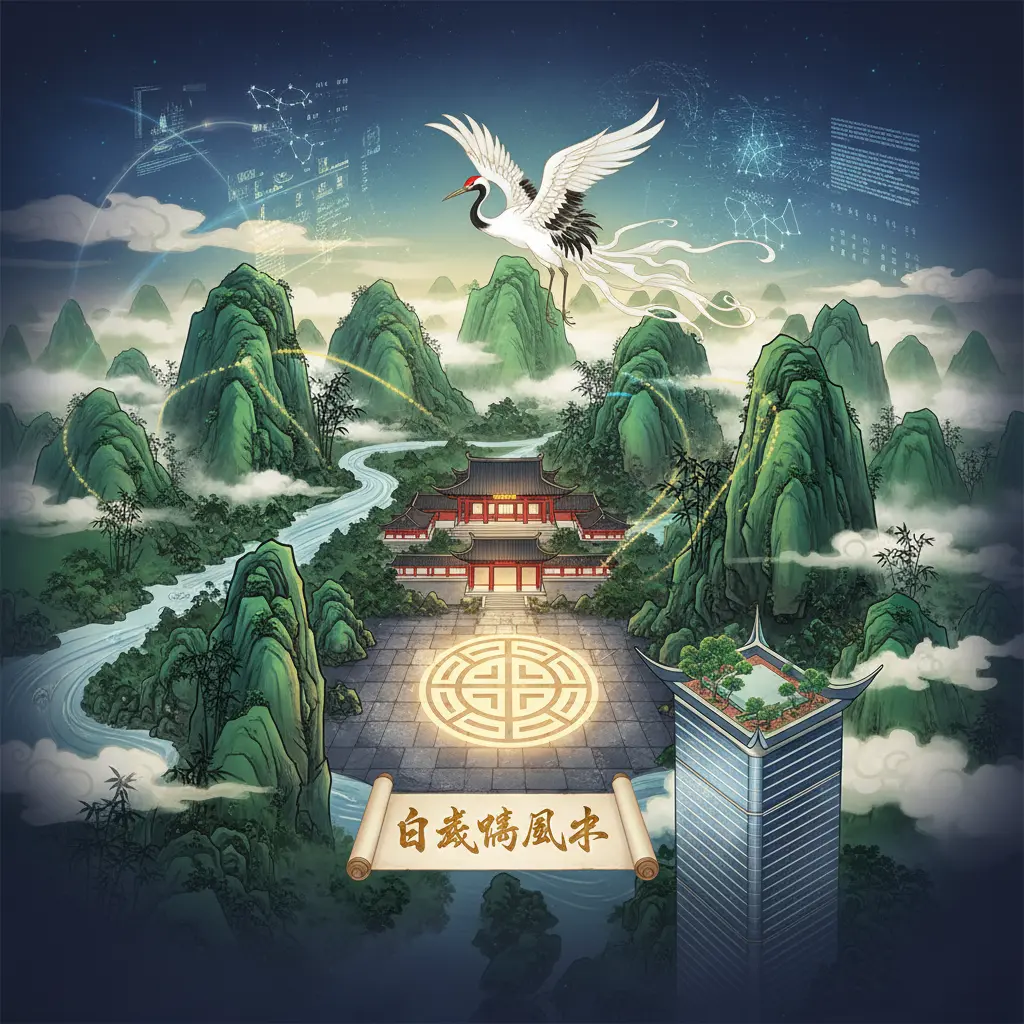 白鶴鳴 - 風水