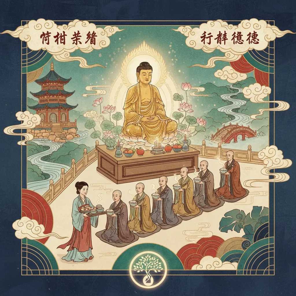 行善積德 - 供佛齋僧