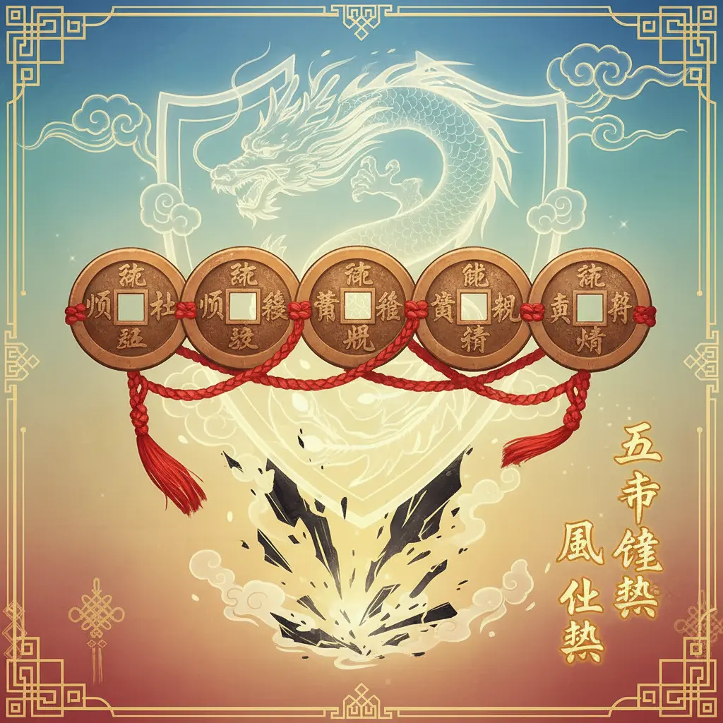 風水化煞 - 五帝錢