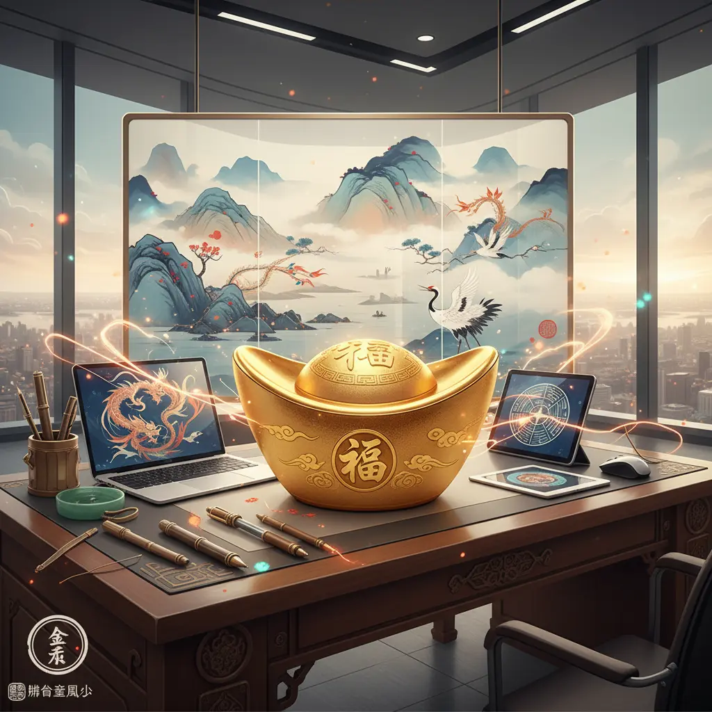 辦公室風水 - 金元寶
