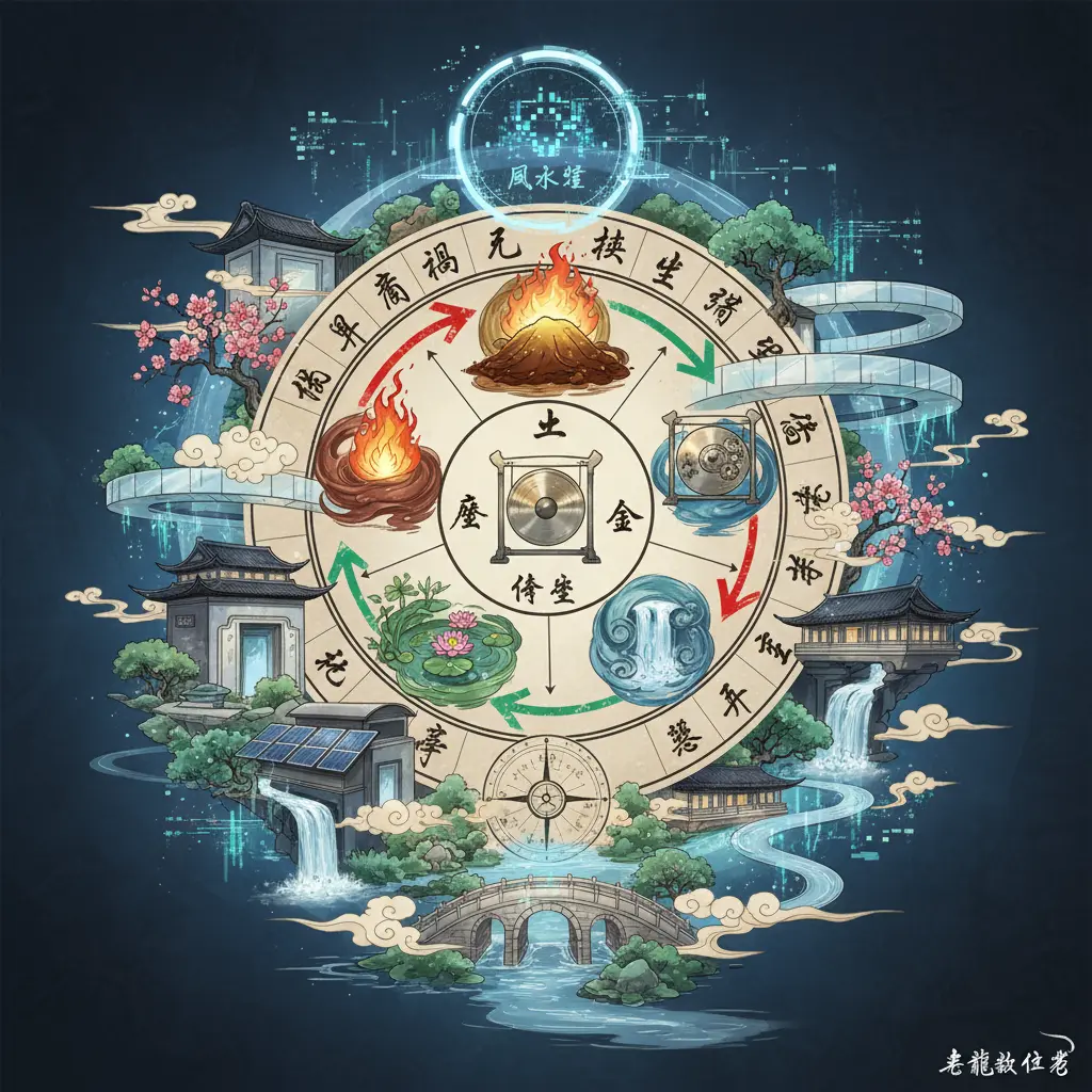 風水調整 - 五行相生相剋