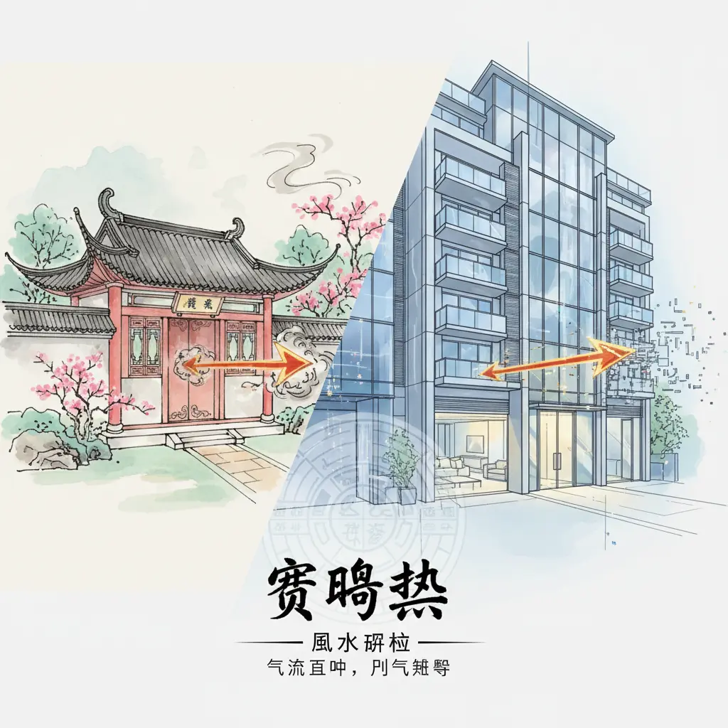 風水規劃 - 穿堂煞