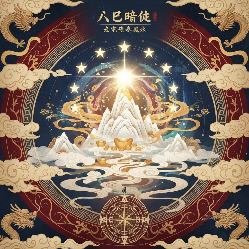 玄空飛星風水 - 八白星