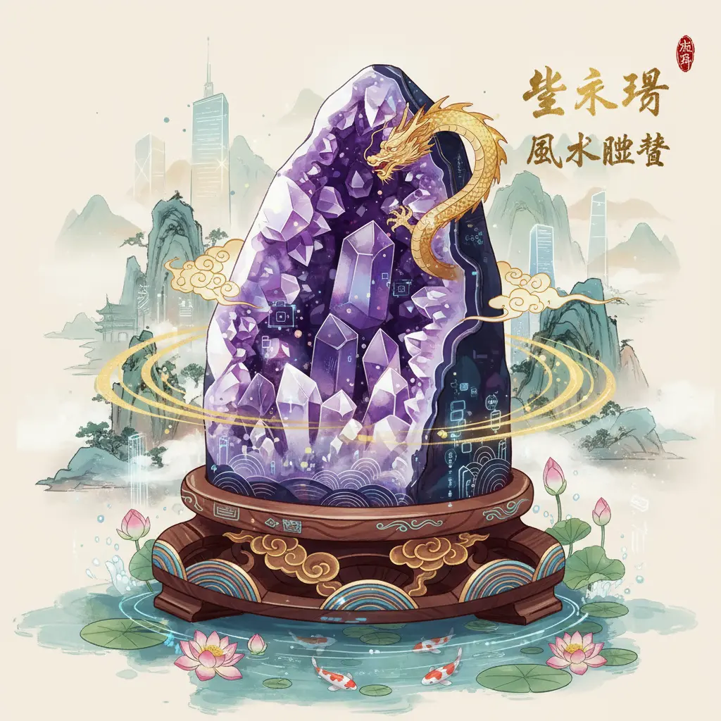風水擺設 - 紫水晶