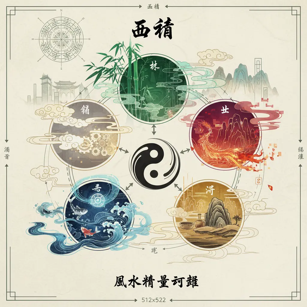 風水能量調整 - 五行