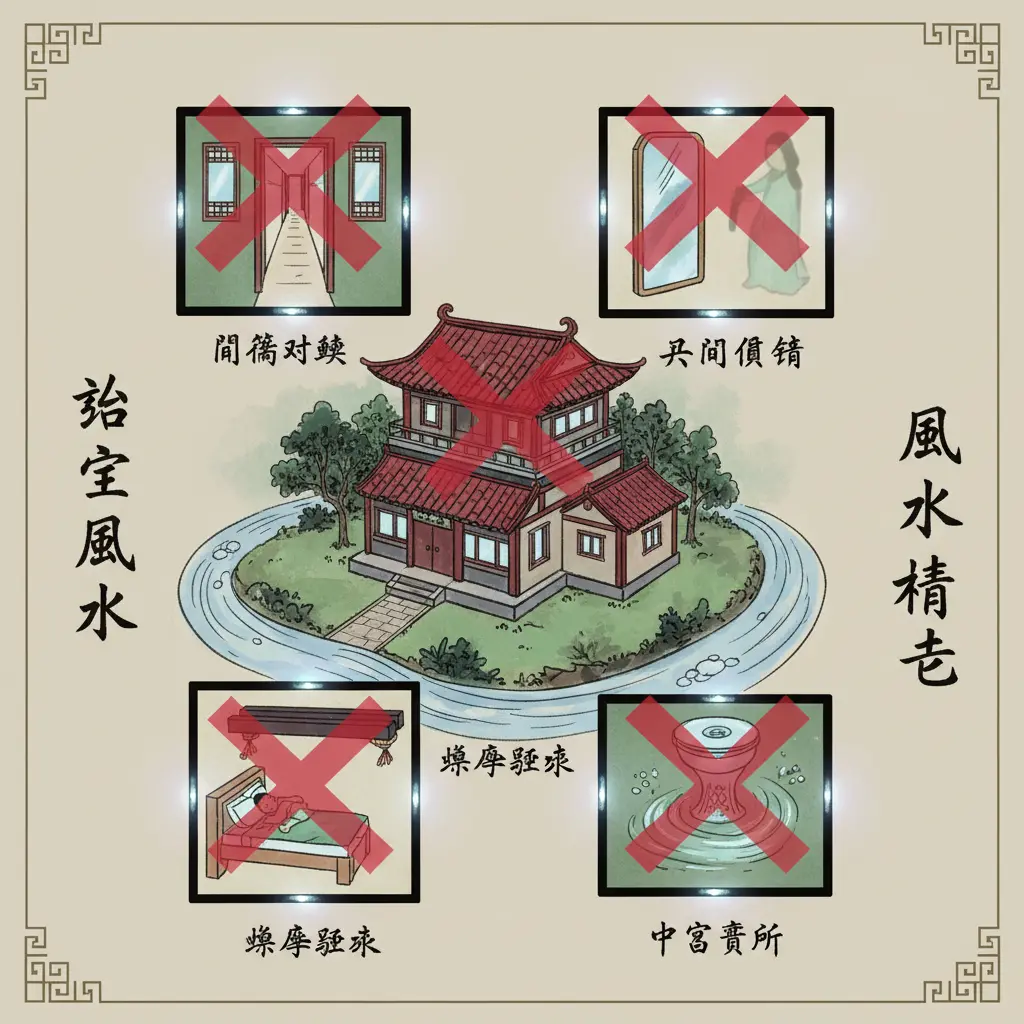住宅風水 - 風水禁忌