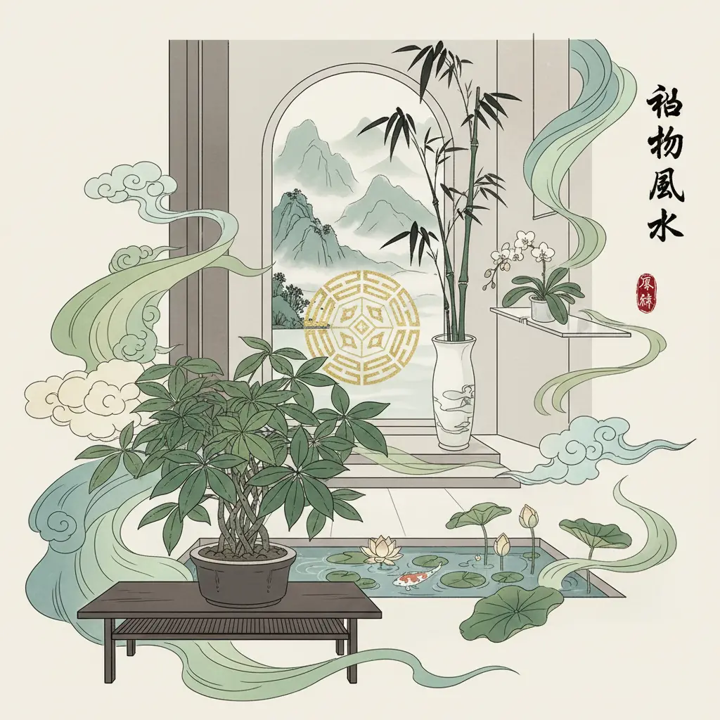 住宅風水 - 植物