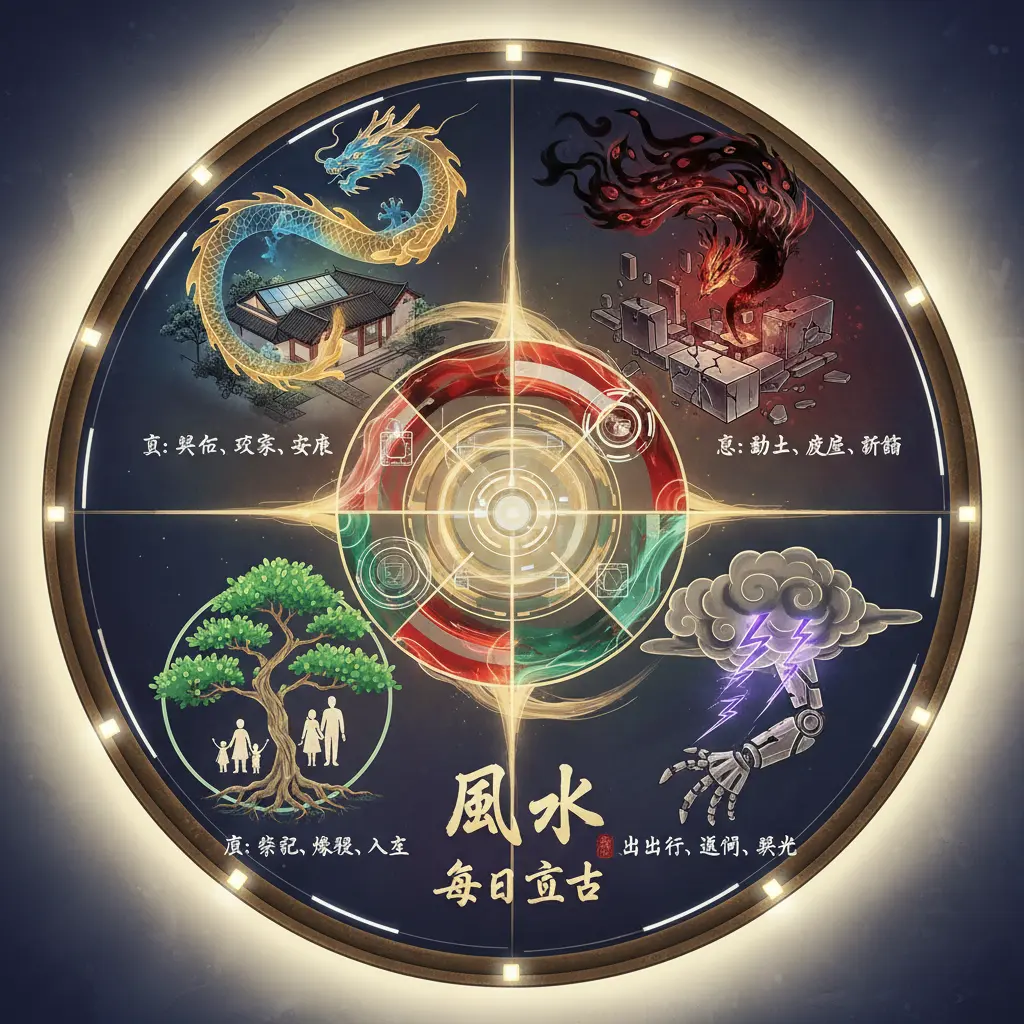 每日宜忌 - 風水