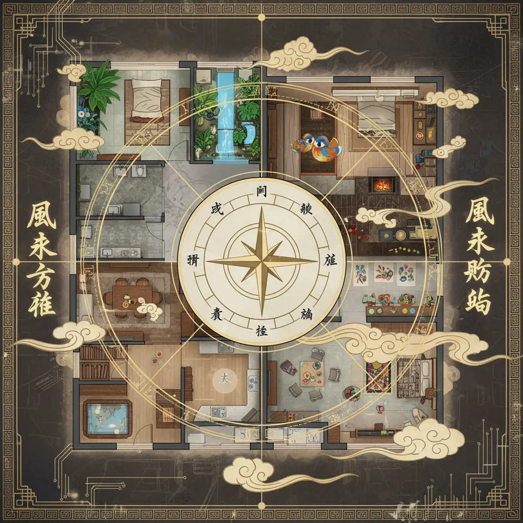 風水佈局 - 風水方位