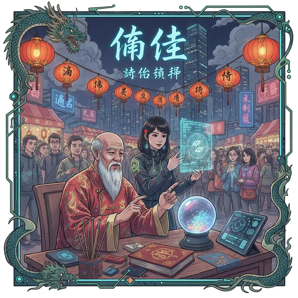 睇相師傅 - 廟街