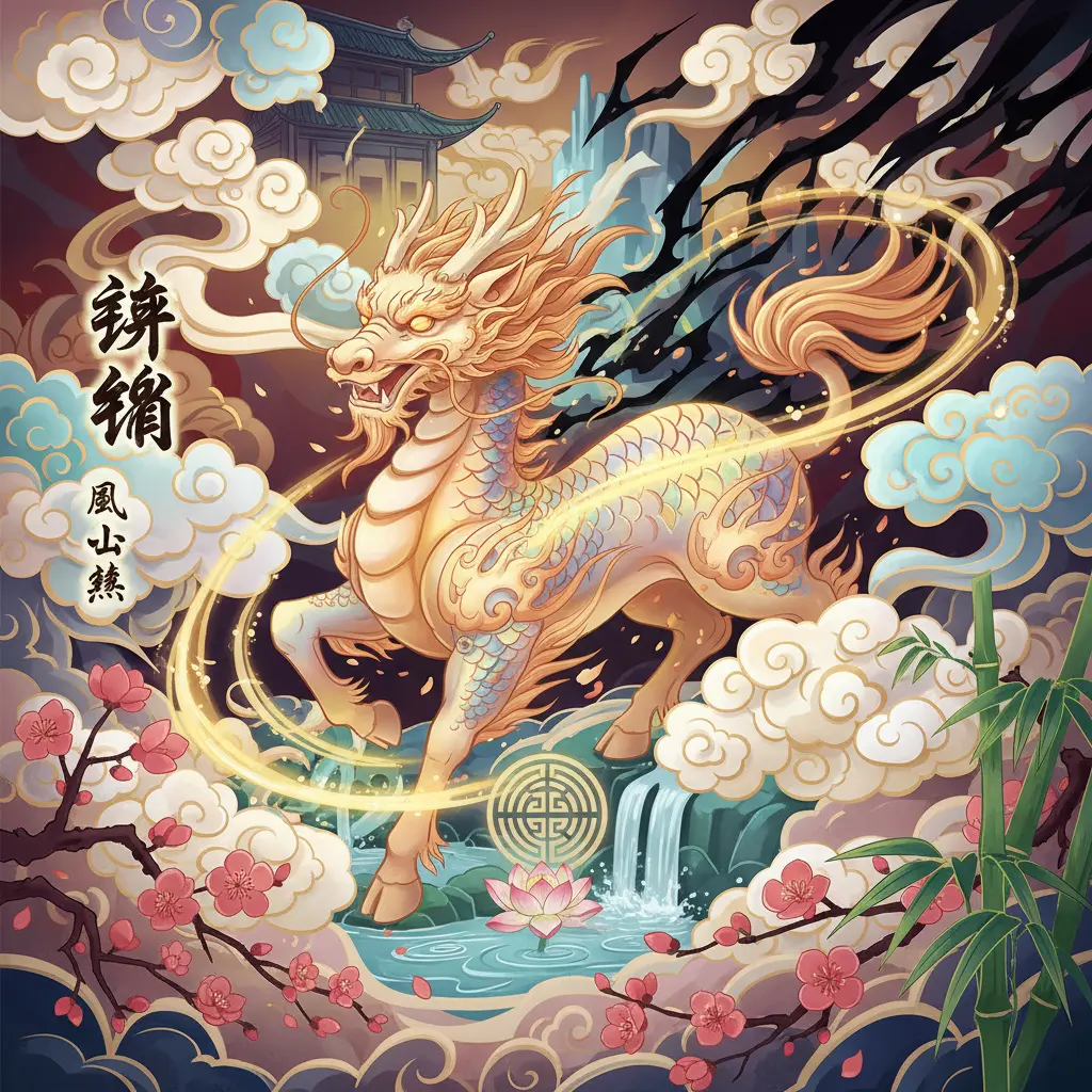 風水化煞 - 麒麟