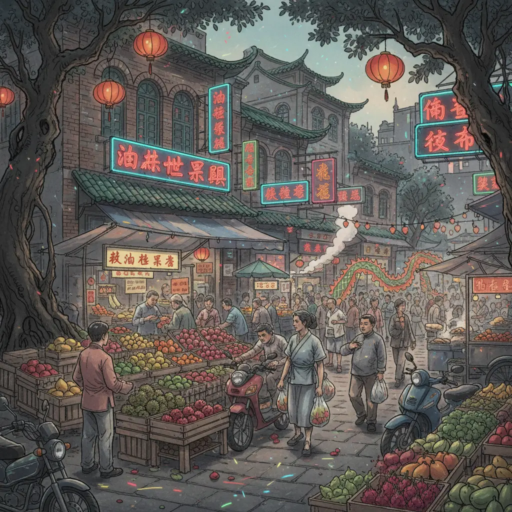 廟街 - 油麻地果欄